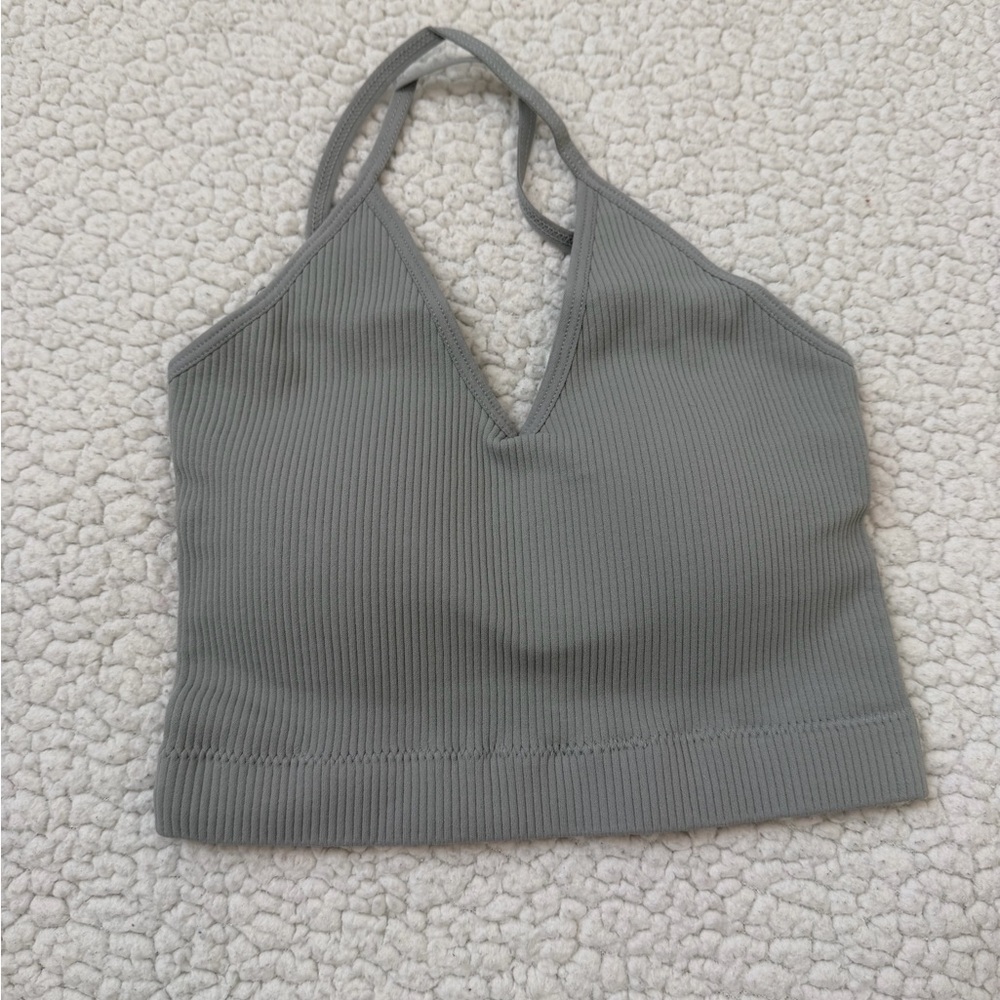 By Together Sage Ribbed Top
